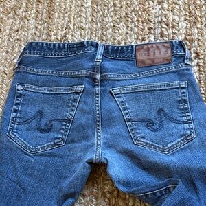 dylan Men's Blue Straight Jeans with Pocket Stitching